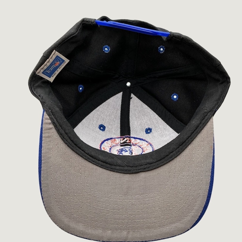Vintage Denver Broncos Team NFL Snapback Hat Black Blue Embroidered Cap Mens - Picture 7 of 7